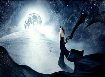 Moonlight Maiden, maiden, night, moonlight HD wallpaper