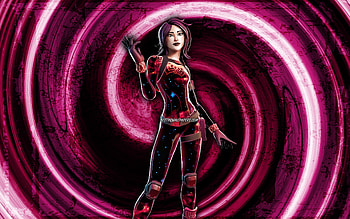 Starflare, purple grunge background, Fortnite, vortex, Fortnite characters, Starflare Skin, Fortnite Battle Royale, Starflare Fortnite HD wallpaper
