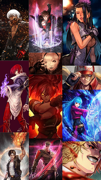 Kof, Kyo, Rugal, Leona, Terry, Heidern, phoenix_530, Kula, Arcade, Iori HD phone wallpaper