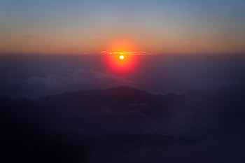 Nature, Mountains, Twilight, Clouds, Dawn, Fog, Dusk HD wallpaper