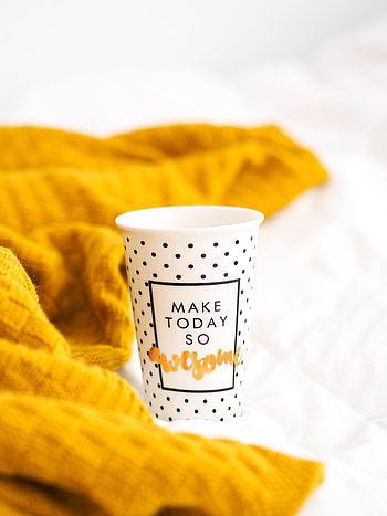 Words, Miscellanea, Miscellaneous, Cup, Cloth, Phrase, Inscription HD phone wallpaper