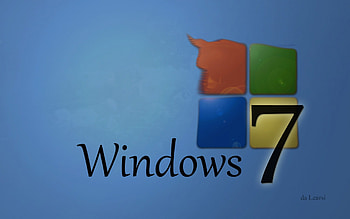 Windows 7 Flat, Windows, Flat, OS, Windows 7, Technology, Seven, System, , dalearsi, Blue, da Learsi HD wallpaper
