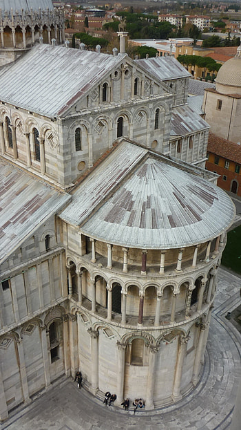 Baptistery of Cathedral, Top view , Italian architecture, Cultural landmark HD phone wallpaper