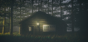 House In Forest Darkness , house, forest, artist, artwork, digital-art, deviantart HD wallpaper