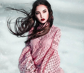 ❤, lady, model, abstract, beauty HD wallpaper
