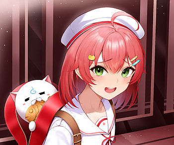 Sakura Miko, hololive, Sakura Miko, Anime, Virtual Youtuber HD wallpaper