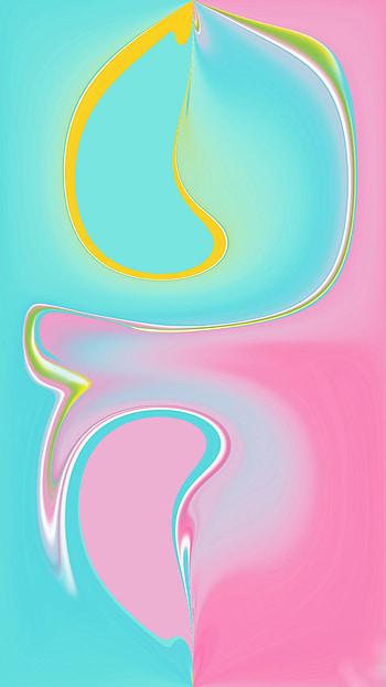 Vivid colors, fluid, abstract HD phone wallpaper