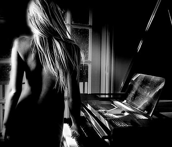 She and music, color, expression, , new HD wallpaper