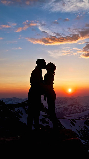 Mountains, Love Couples HD phone wallpaper