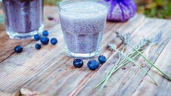 Food, Blueberry smoothie, Purple lavender HD wallpaper