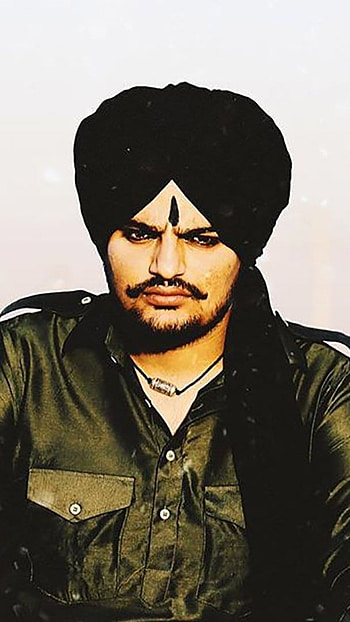 Sidhu Moose Wala, Black Theme HD phone wallpaper