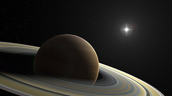 Universe, Stars, Ring, Planet, Saturn HD wallpaper