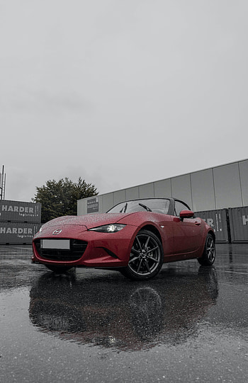 Sports, Mazda, Cars, Wet, Car, Sports Car, Mazda Mx 5 HD phone wallpaper