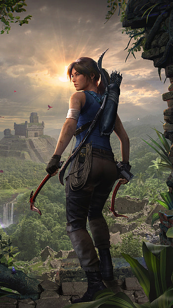 2019 Tomb Raider edition, Lara Croft's journey, Stunning visuals, Sony Xperia HD phone wallpaper