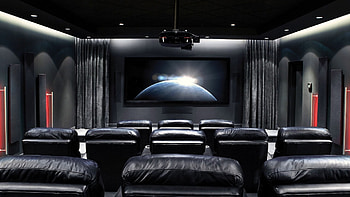 The movie theater, Cinematic ambiance, Theater interior, Film screening HD wallpaper
