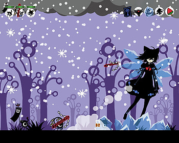 Cirnolicious, snow, game, touhou, comic, cirno, ice, black suit HD wallpaper