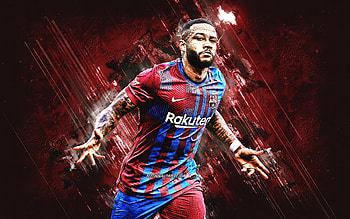 Memphis Depay, barcelona, barca, football HD wallpaper
