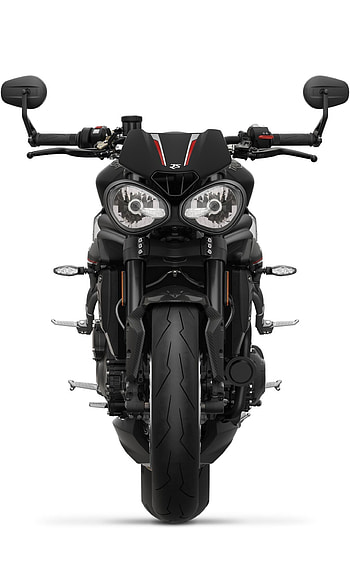 2018 Triumph Speed Triple RS, Jet black beauty, Samsung Galaxy S8 background HD phone wallpaper