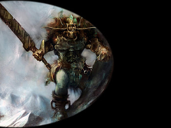 Warlord, sword, fantasy, warrior HD wallpaper