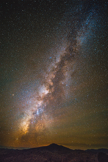 Nature, Mountains, Usa, Starry Sky, Milky Way, United States, Fort Davis HD phone wallpaper