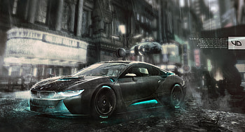 Bmw I8 Art, bmw-i8, bmw, cars, artist, artwork, digital-art, deviantart HD wallpaper