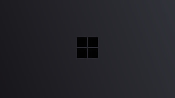 Windows 10 Logo Minimal Dark 1440P Resolution, Windows 10 Black HD wallpaper
