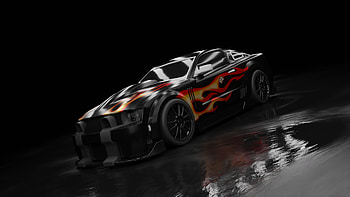 Need for Speed Most Wanted Razor Mustang, car, Ford Mustang, Need For Speed, vehicle, video game HD wallpaper