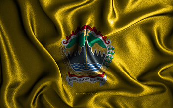 Central Java flag, , silk wavy flags, indonesian provinces, Day of Central Java, fabric flags, Flag of Central Java, 3D art, Central Java, Asia, Provinces of Indonesia, Central Java 3D flag, Indonesia HD wallpaper
