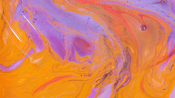 Universe Of Color Concept Macro Red White Purple Magenta And Orange Vibrant Moving Surface Human Body Oil Surface Colorful Bubbles Dissolving In ... HD wallpaper