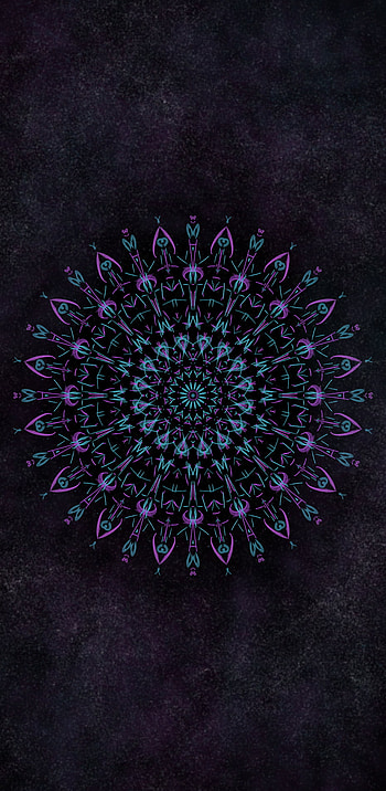 Yuut, art, symmetry, cool, unique, hippie, boho, mandela, space HD phone wallpaper
