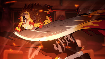 Kimetsu no Yaiba, Kyojuro Rengoku, Demon Slayer: Kimetsu no Yaiba, Anime HD wallpaper