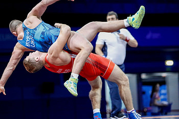 Aleksander Golovin vs Nikolai Krysov, Wrestling HD wallpaper