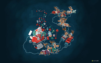 2016 Christmas Roller Coaster, celebrations, christmas HD wallpaper