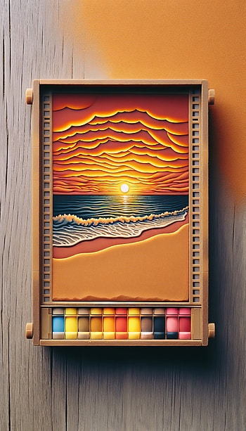 Sandscape Art, beach, artistic, wave HD phone wallpaper