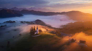 St Thomas Foggy Sunrise, , windows HD wallpaper