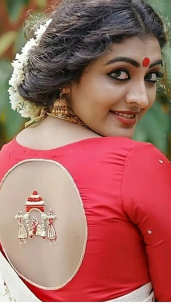 Durga, mallu actress, model, saree beauty, red hot, gorgeous HD phone wallpaper