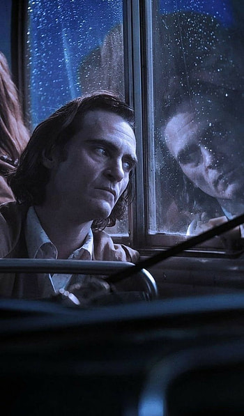 Joker, automotive lighting, 2019, flash graphy, joker movie, blue, Arthur Fleck, Joaquin Phoenix HD phone wallpaper