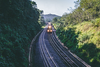Nature, Miscellanea, Miscellaneous, Railway, Rails, Train HD wallpaper