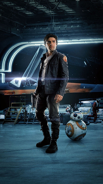 Oscar Isaac, Poe Dameron , Star Wars, Last Jedi HD phone wallpaper