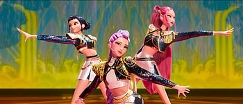 KPop Demon Hunters Movie, movie, KPop Demon Hunters, Rumi (KPop Demon Hunters), Zoey (KPop Demon Hunters), Mira (KPop Demon Hunters) HD wallpaper