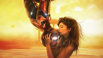 Zendaya And Tom Holland Romantic, spiderman, zendaya, tom-holland, kissing, superheroes, kiss, love, artist, artwork, digital-art HD wallpaper