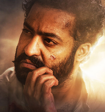Komaram Bheem, eye, Tarak, RRR, NTR HD phone wallpaper