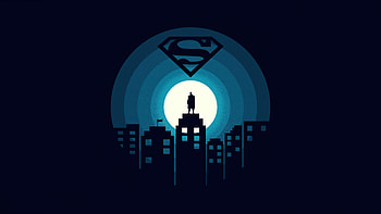 Superman Minimal Illustration , superman, superheroes, minimalism, minimalist, illustration, artist, artwork, digital-art, behance HD wallpaper