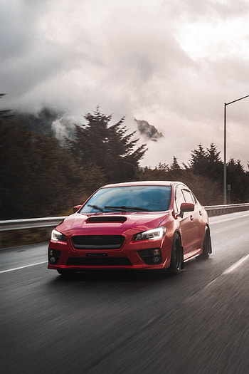 Subaru, Cars, Road, Car, Speed, Subaru Sti HD phone wallpaper