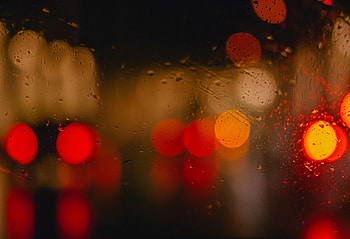 Drops, Macro, Glare, Circles, Glass, Bokeh, Boquet HD wallpaper