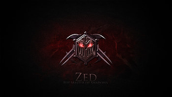 Zed logo icon League of Legends HD wallpaper