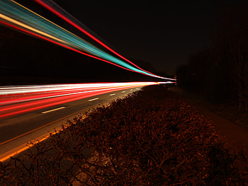 Light Trail, long-exposure, light, trails, graphy, city, street HD wallpaper