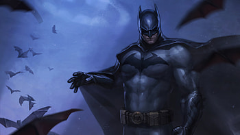 The Batmans Grave, batman, superheroes, artist, artwork, digital-art, artstation HD wallpaper