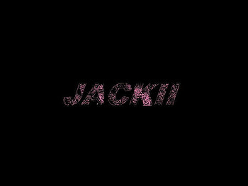 For Jackii, , name, pink, black HD wallpaper