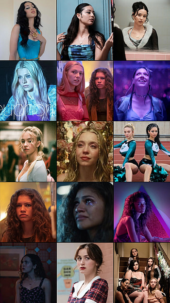 Euphoria, jules, rue, cassie, lexi, mady, girls HD phone wallpaper